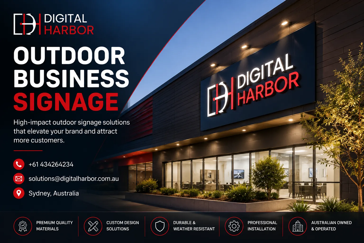 Outdoor Business Signage
